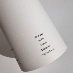 FlaxPaper White "Лен" Белый  350гр/м2
