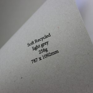 Soft Recycled light grey Светло-серый 258гр/м2