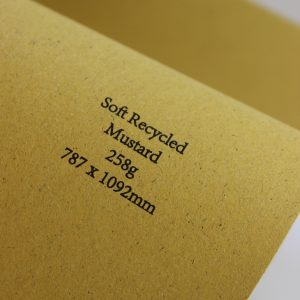 Soft Recycled Mustard Горчичный 258гр/м2