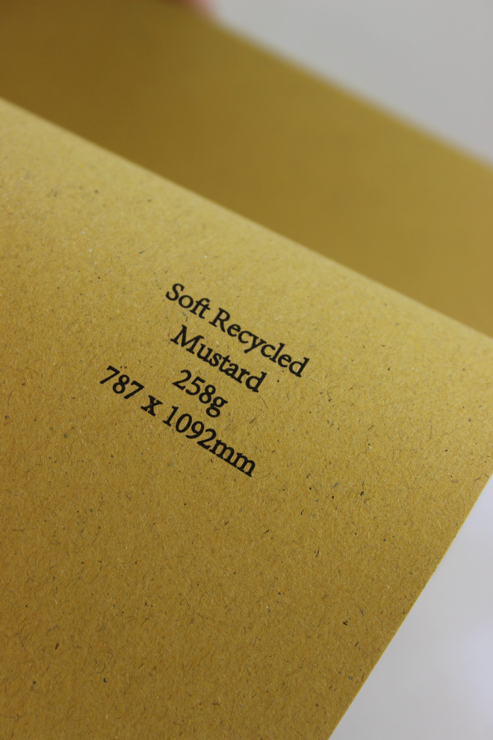 Soft Recycled Mustard Горчичный 258гр/м2