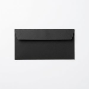 Конверт дизайнерский DL TactiTouch Black (Черный), 120г/м2