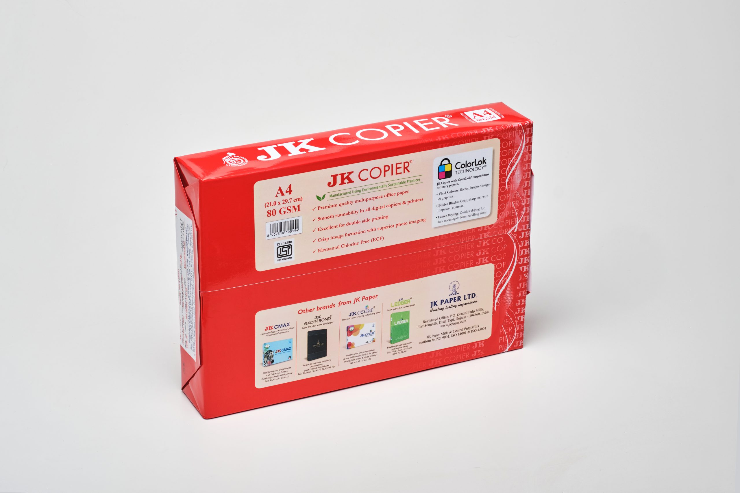 Бумага офисная JK Copier А4,80г/м2, 500л/п — изображение 2