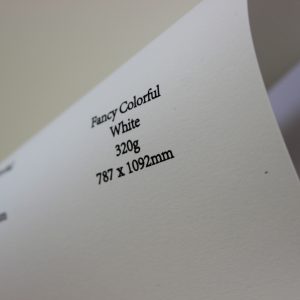 Fancy Colorful White Белый 320гр/м2